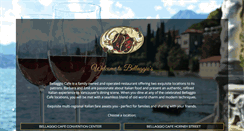 Desktop Screenshot of bellaggiocafe.com